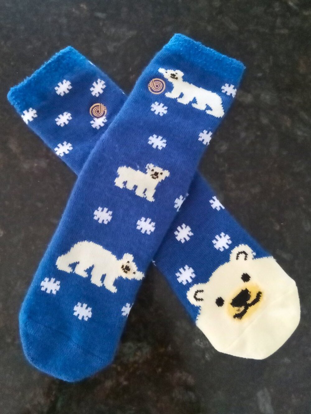 Wool Polar Bear Socks - Thick, Squishy Merino Blend